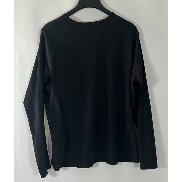 Coolibar High Tide Swim Shirt Black UPF 50+ UV Women's XXL Rash Guard - Picture 2 of 4